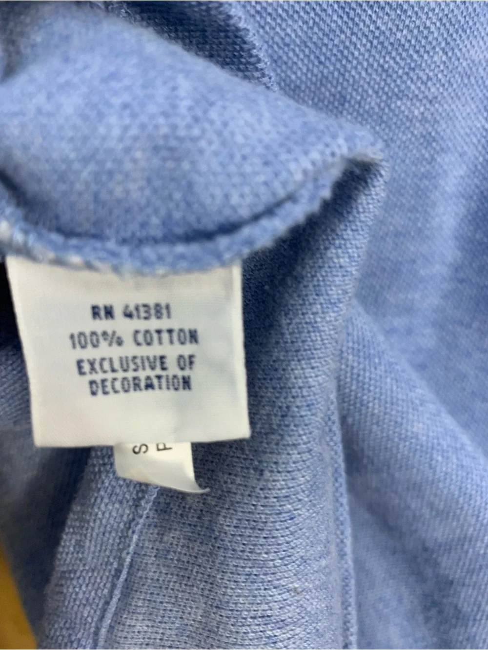Polo Ralph Lauren Mens Large Light Blue Short Sleeve Pique Polo Yellow Pony